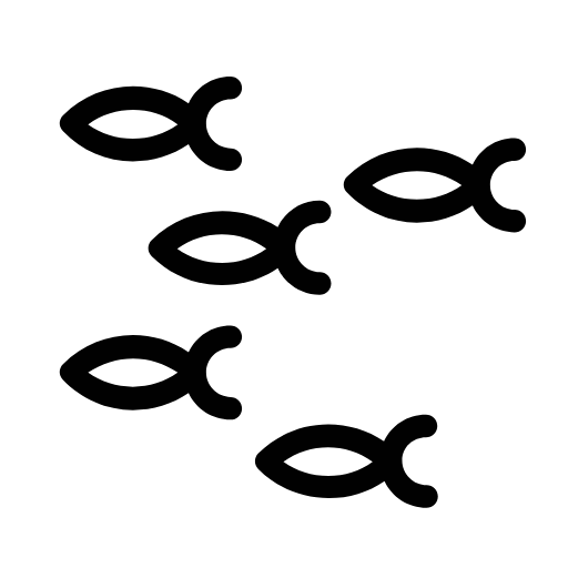 school of fish icon