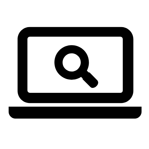 search laptop icon