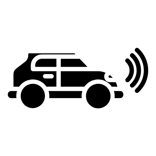self-driving car icon