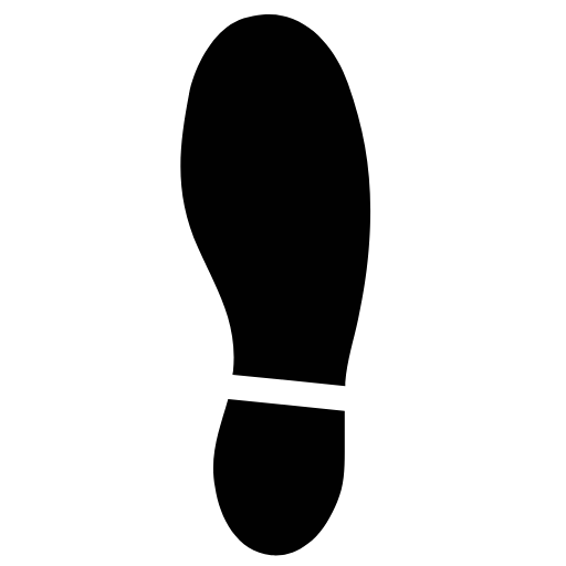 shoe print icon