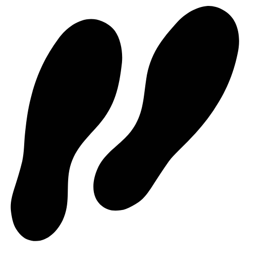 shoe prints icon