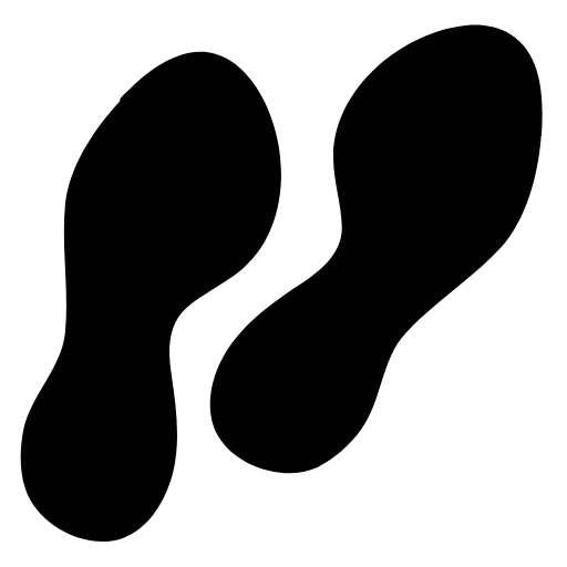 shoe prints icon