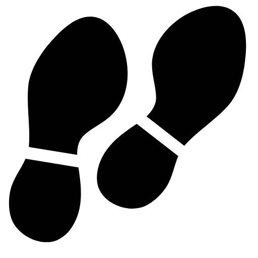shoe prints icon