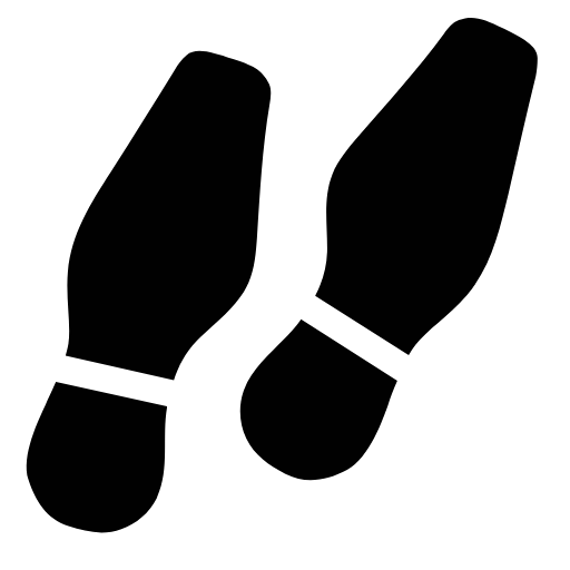 shoe prints icon