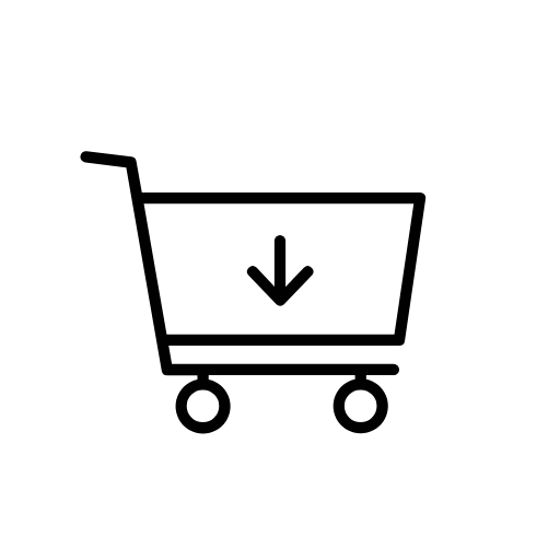 shopping cart download icon