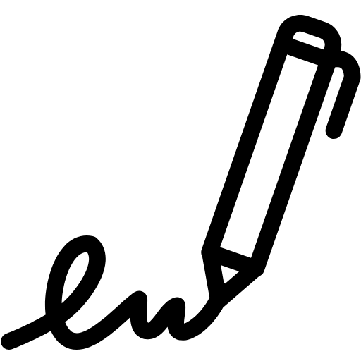 sign contract icon