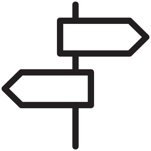 sign post icon