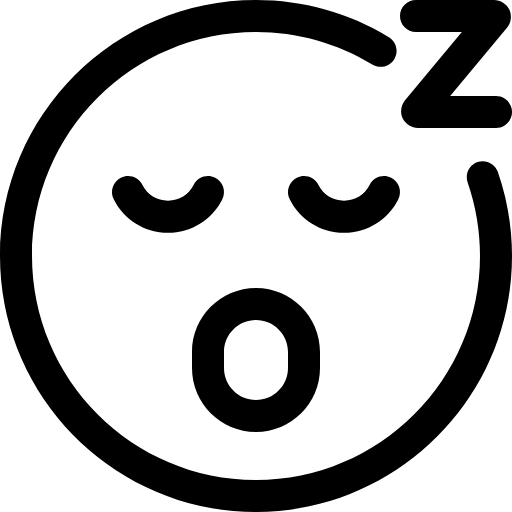 sleeping emoji icon