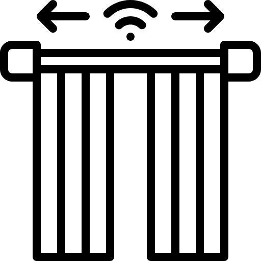 smart curtain icon