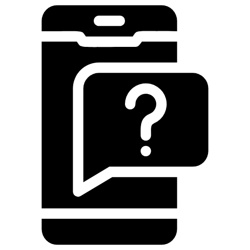 smartphone question icon