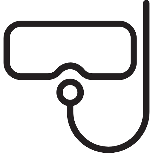 snorkel mask icon