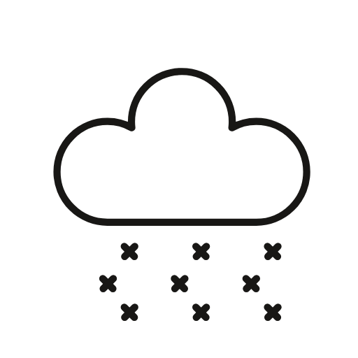 snow cloud icon