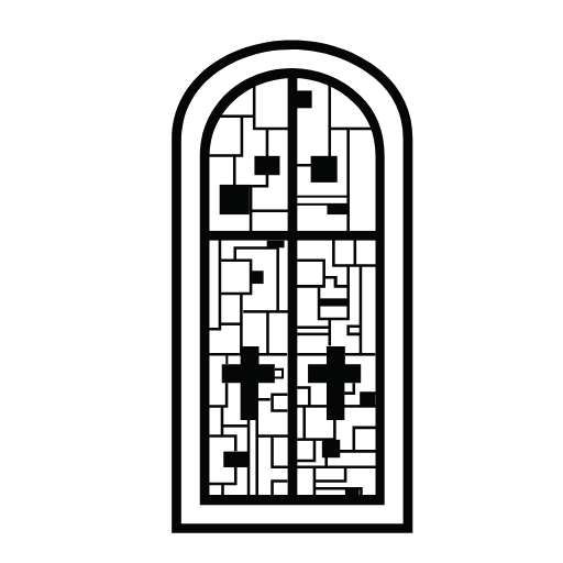 stained glass window icon