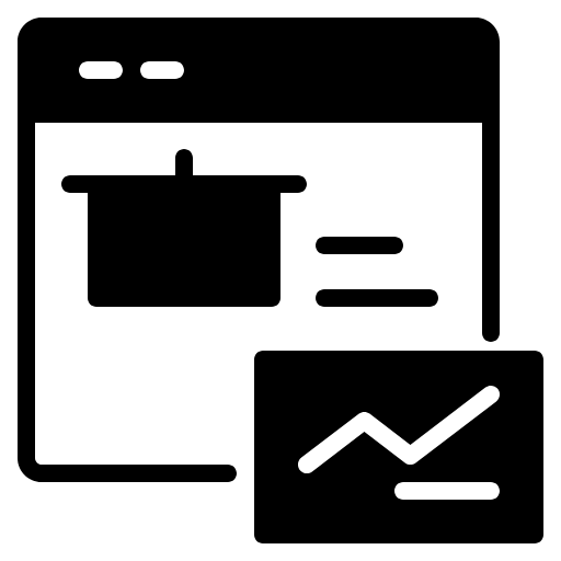 statistic online icon