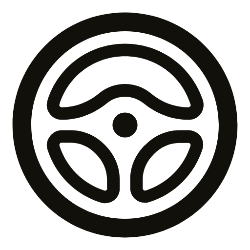 steering wheel icon