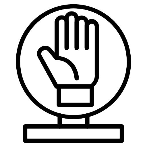 stop hand icon