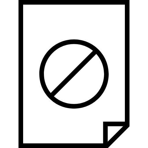 stop page icon