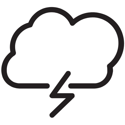 storm cloud icon