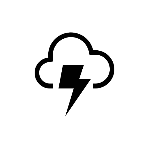 storm cloud icon