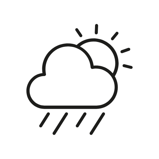 sunny rain icon