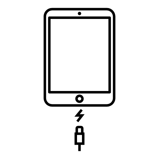 tablet charging icon