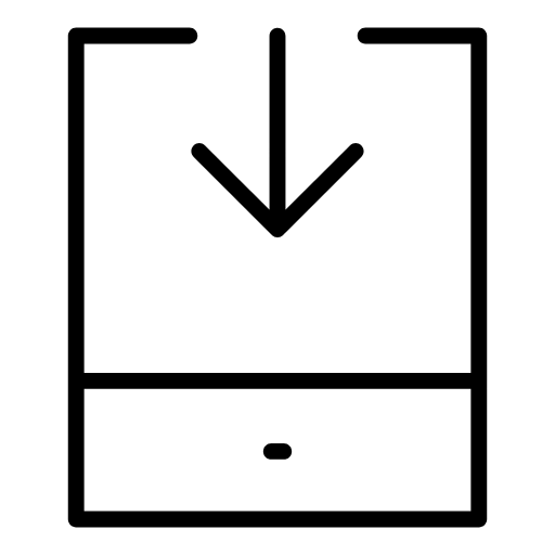 tablet download icon