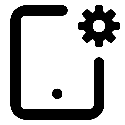 tablet settings icon