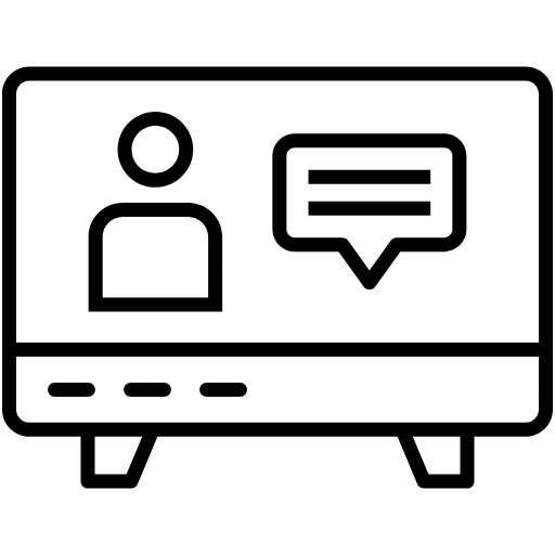 television news icon