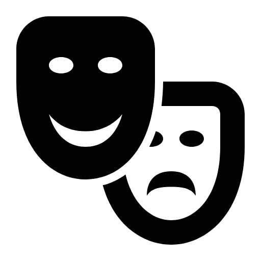 theater masks icon