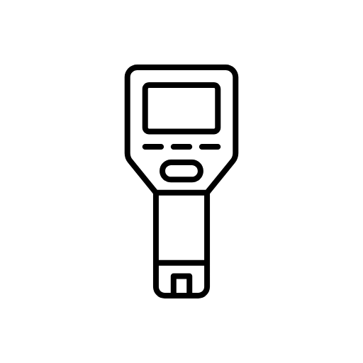 thermometer gun icon