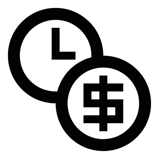 time is money icon