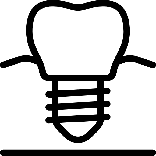 tooth implant icon