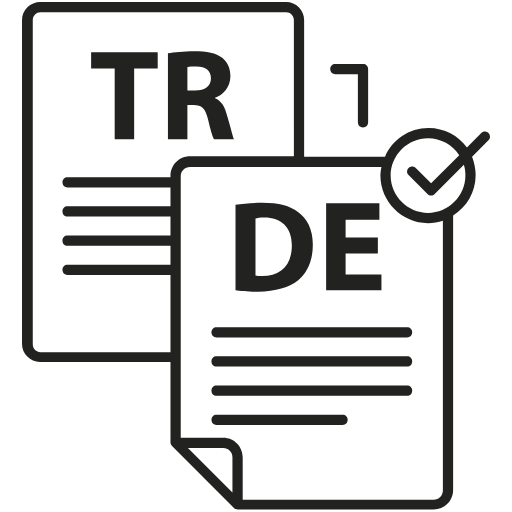 tr to de translation icon