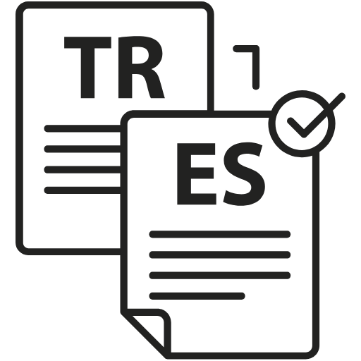 tr to es translation icon