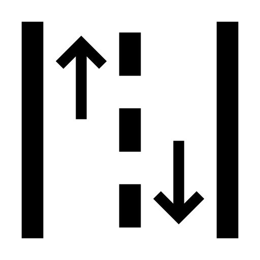 two way road icon