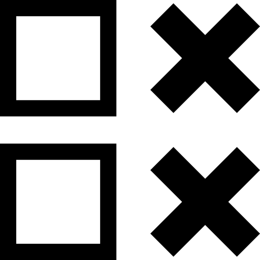 two xs icon