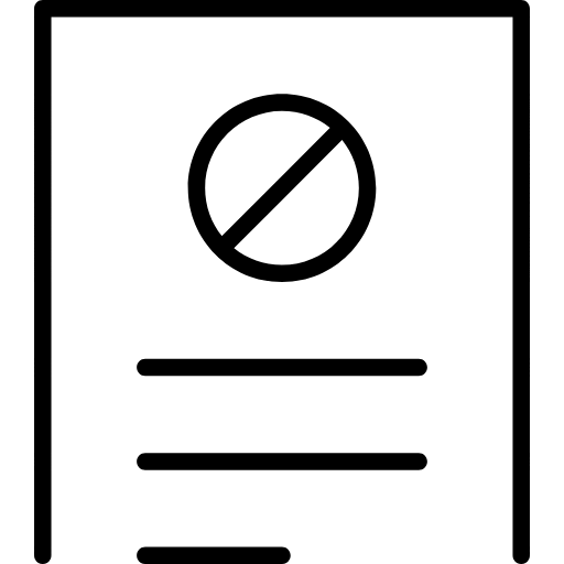 unavailable icon