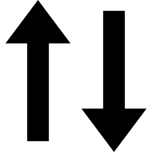 up and down icon