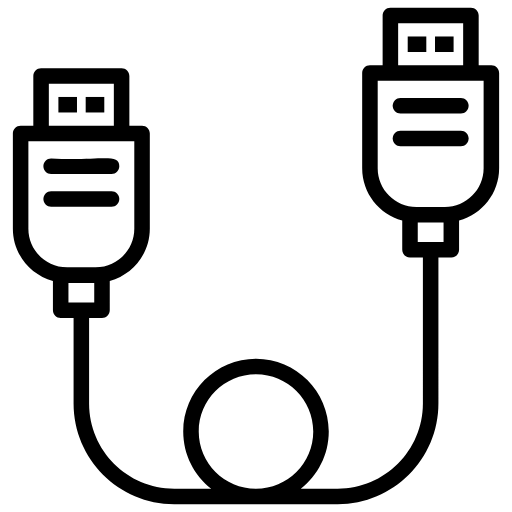 usb jack cable icon
