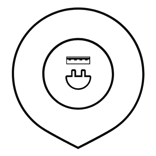 usb power outlet icon