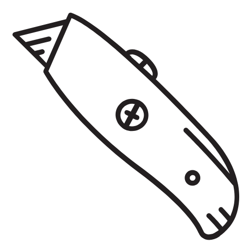 utility knife icon