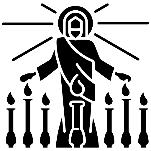 vision of jesus icon