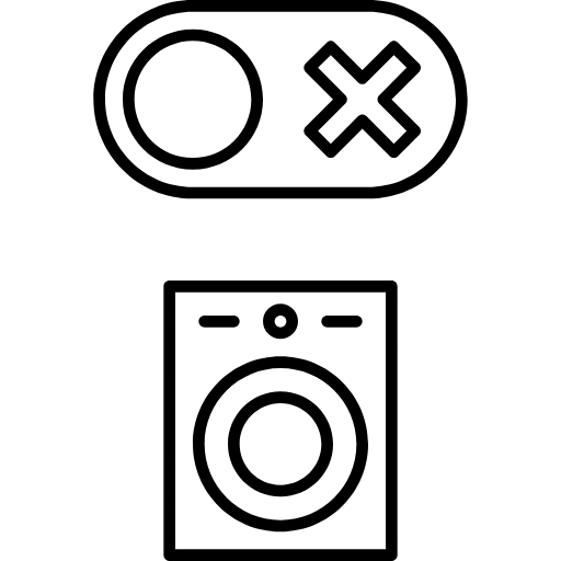 washing machine turn off icon