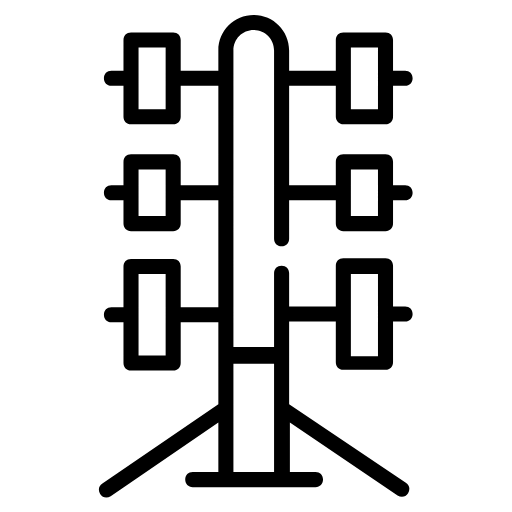weight stand icon