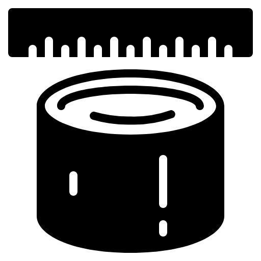 wood measuring icon