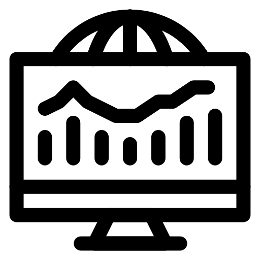 worldwide traffic icon