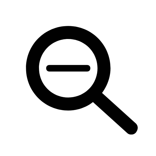 zoom out icon