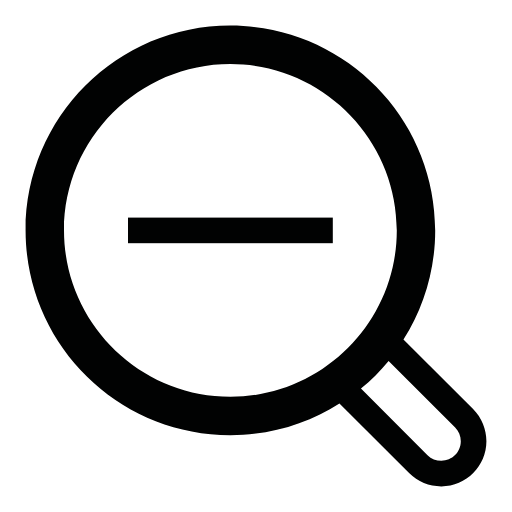 zoom out icon